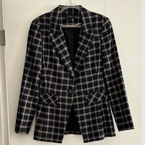 1. STATE Window Pane Black and White Blazer Sz 4